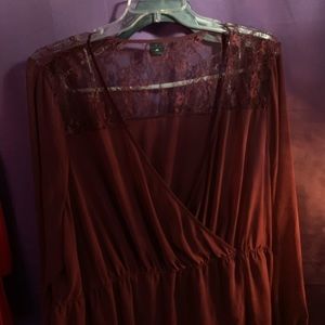 NWOT High low mesh cover up